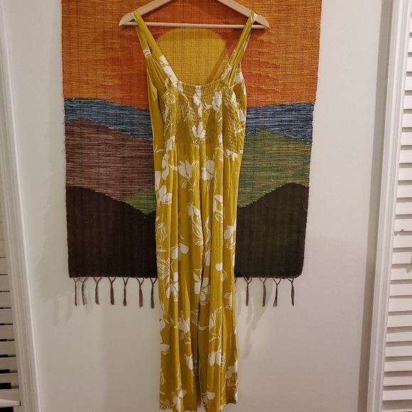 Faithfull the Brand yellow floral jumpsuit - Picture 6 of 7